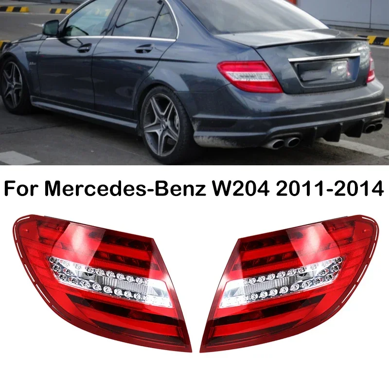 Новый! Для Mercedes Benz W204 C180 C200 C220 C260 C280 C300 2011 2012 2013 2014 светодиодный задний фонарь автомобиля задний фонарь 2049060503   20490