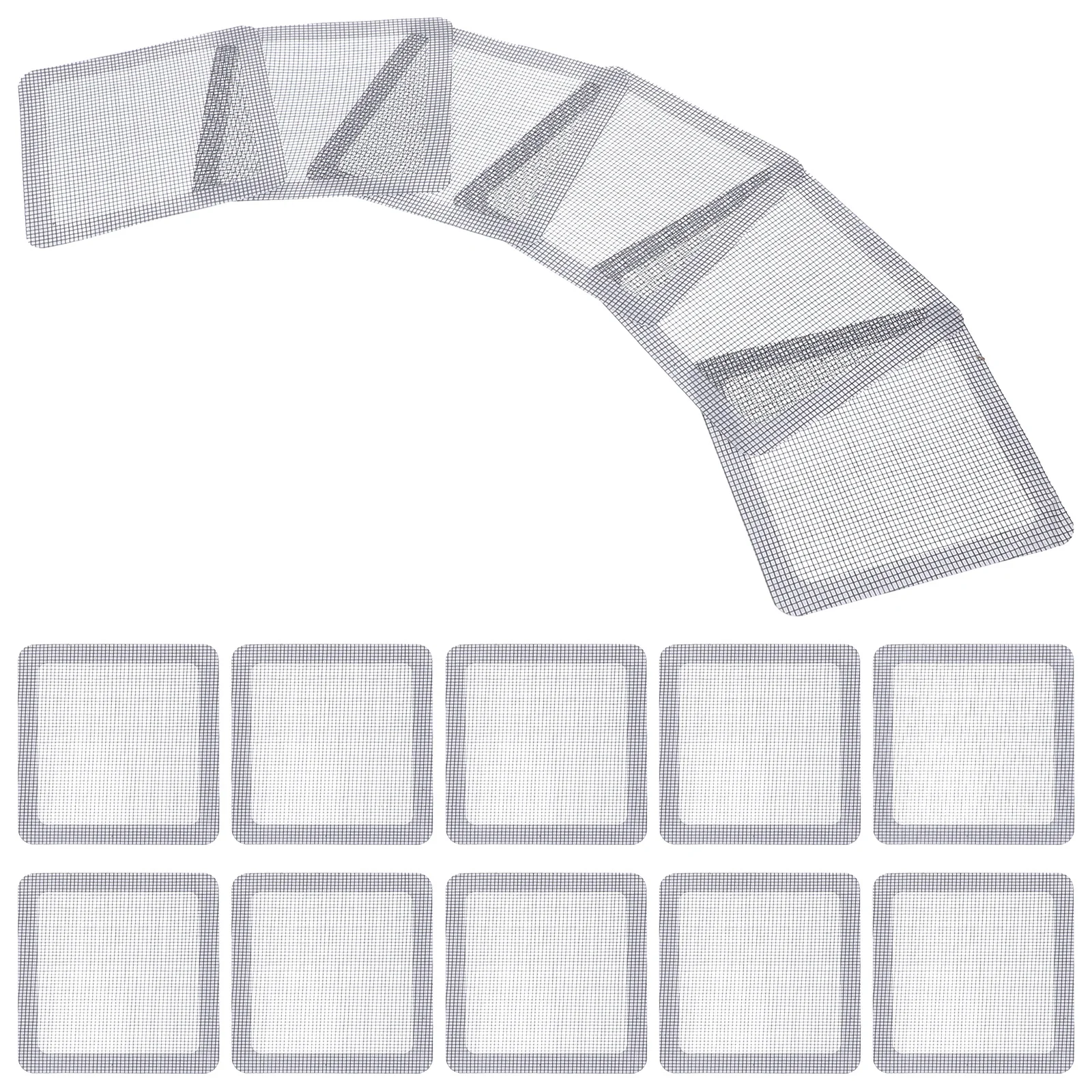 

1Set Window Screen Repair Patch Professional Durable Adhesive Sticker for Doors Windows Holes Cover Pads White