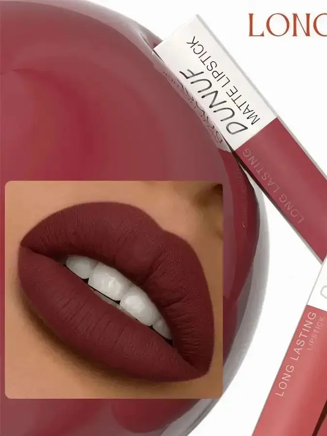 4 stks/set Langdurige Matte Lipgloss Niet Kleverige Waterdichte Cup Proof Perfect Voor Dagelijks En Glam Make-up