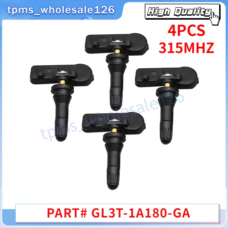 

315MHZ TPMS 4PCS Tyre Sensor GL3T-1A180-GA For Ford Expedition Max F-150 Reg/Ext Ranger Tire Pressure Monitor System GL3T1A180GA