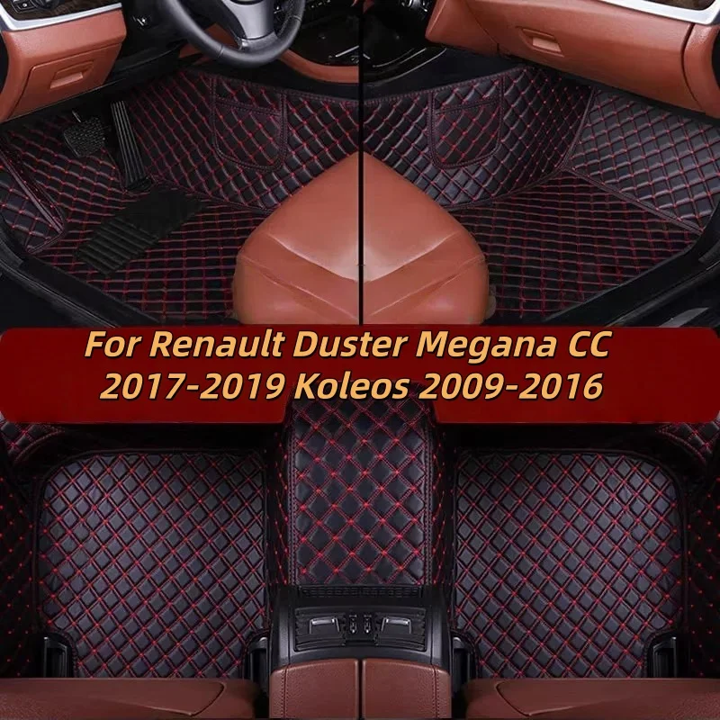 

Custom Car Floor Mats Anti-slip Wear Resistant Megana CC 2017-2019 Koleos 2009-2016 Carpets Foot Coche For Renault Duster