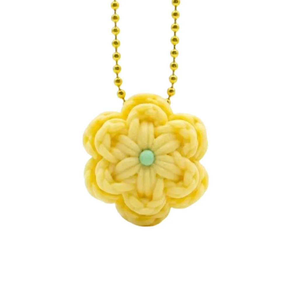 3D Print Flower Mechanical Clicker Keychain Crisp Click Sound Plastic Flower Clicker Pendant Simulation Clicker Mechanism