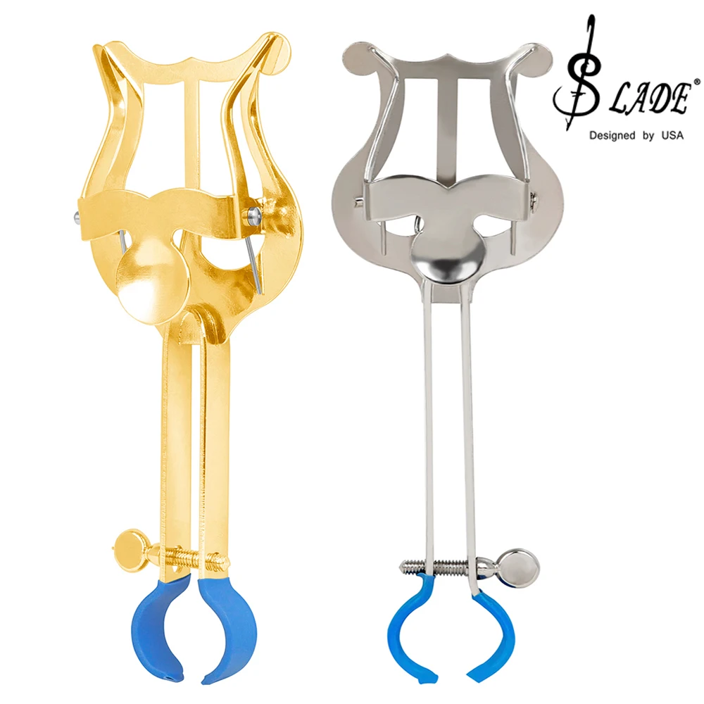 

SLADE Trumpet Marching Lyre Clamp Portable Music Sheet Clip Lightweight Sheet Music Clip Brass Musical Instrument Accssory