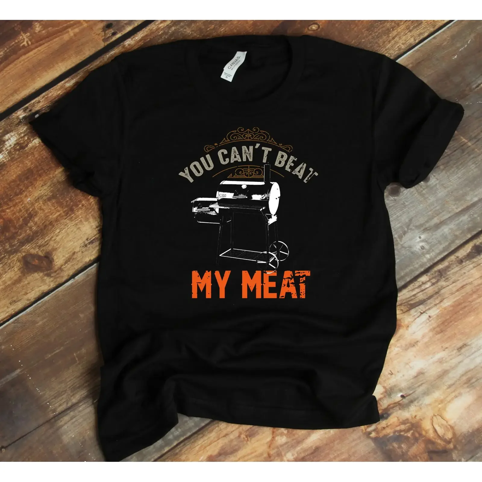 You Can amp 39 t Beat My Meat Shirt Smoking BBQ Funny Pitmaster Grilling vintage Washed Stylish Comfortable fashion streetwear
