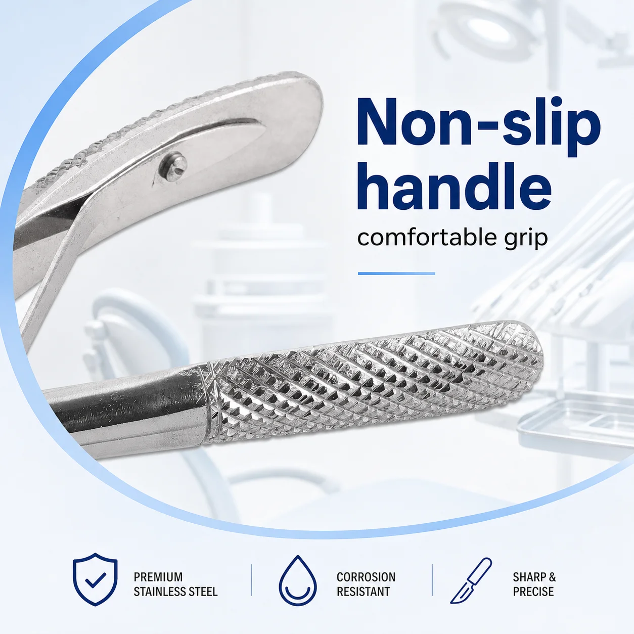 7Pcs Kids Dental Extraction Forceps Set Minimally Invasive Anti-slip Oral Surgery Extracting Pliers for Dental Clinic