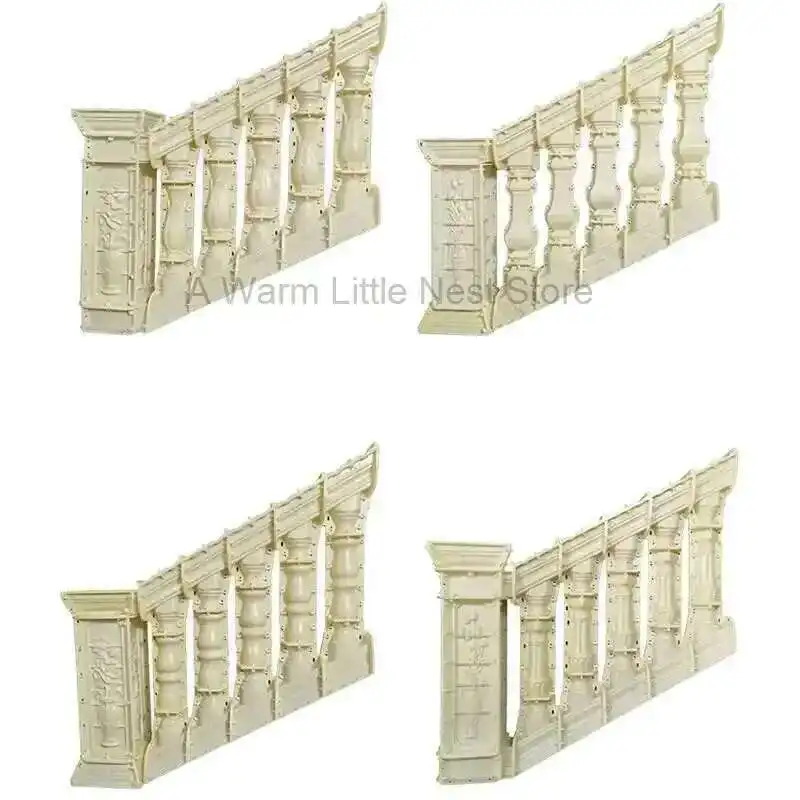 Cement Stair Handrail Mold Railing Fence Mold Cast-in-place Roman Column Guardrail Villa Outdoor Slope Vase Column ABS Thickened