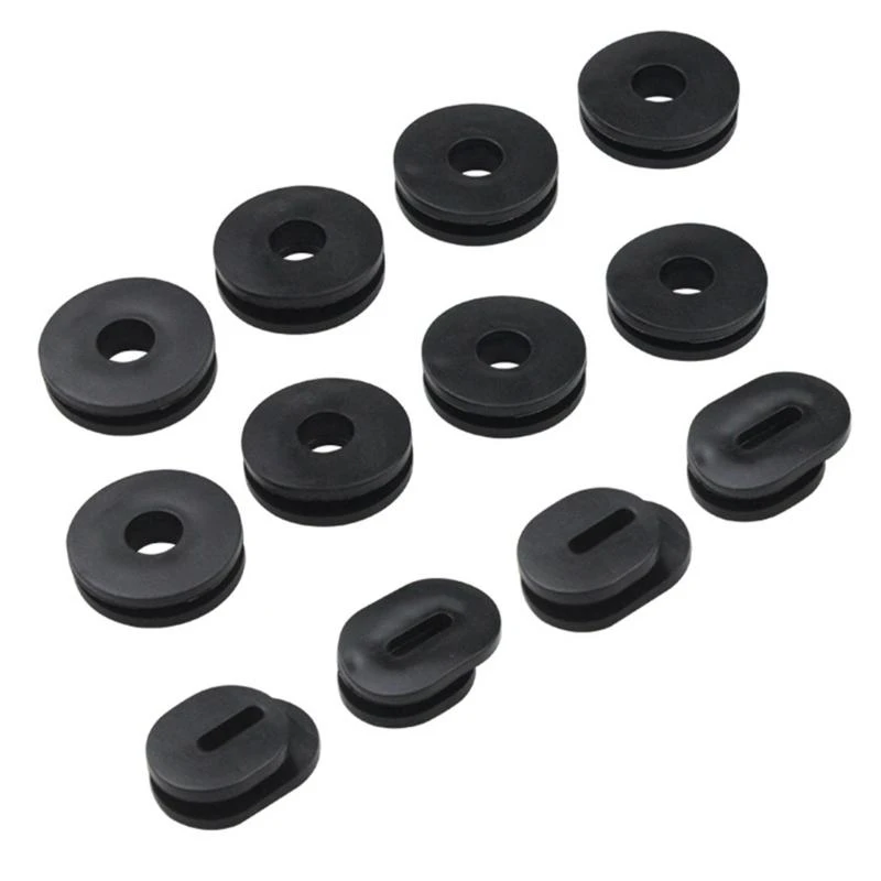 6Pcs/12pcs Replacement Rubber Gasket Motorcycle Fairing Side Cover Grommets Side Panel Fairing Washer Spacer for GS125 D7YA