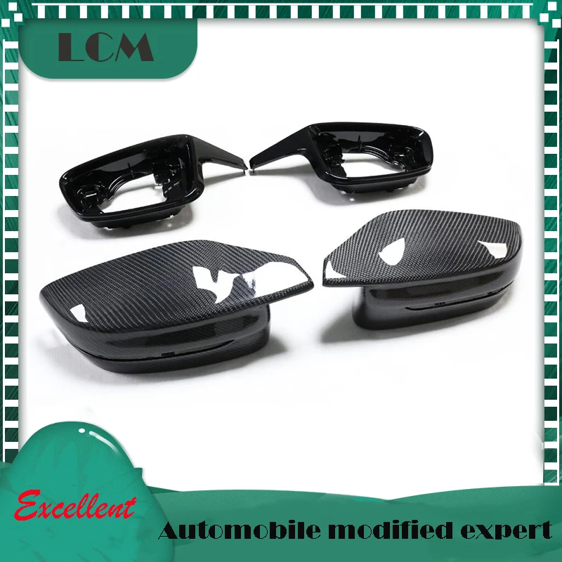 For BMW G42 G20 G28 G22 G23 G26 M400i G30 G38 G11 G12 G14 G15 G16 M3 M4 Look ABS/ABS+Real Carbon Fiber Mirror Cover (Not for GT)