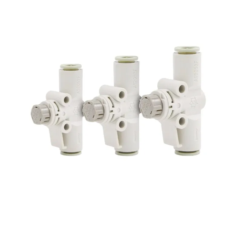

SMC Type Pneumatic pipeline speed control valve AS1002F/2002F/2052F/3002F Graduated pipeline throttle valve Fitting AS1002FS