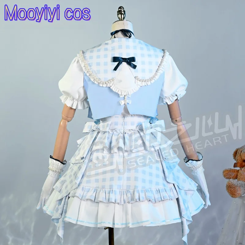 2025 Nuovo Kiritani Haruka Costume Cosplay per Halloween Gioco di Natale PJSK Uniforme della squadra del quarto anniversario Gonna Lolita bianca