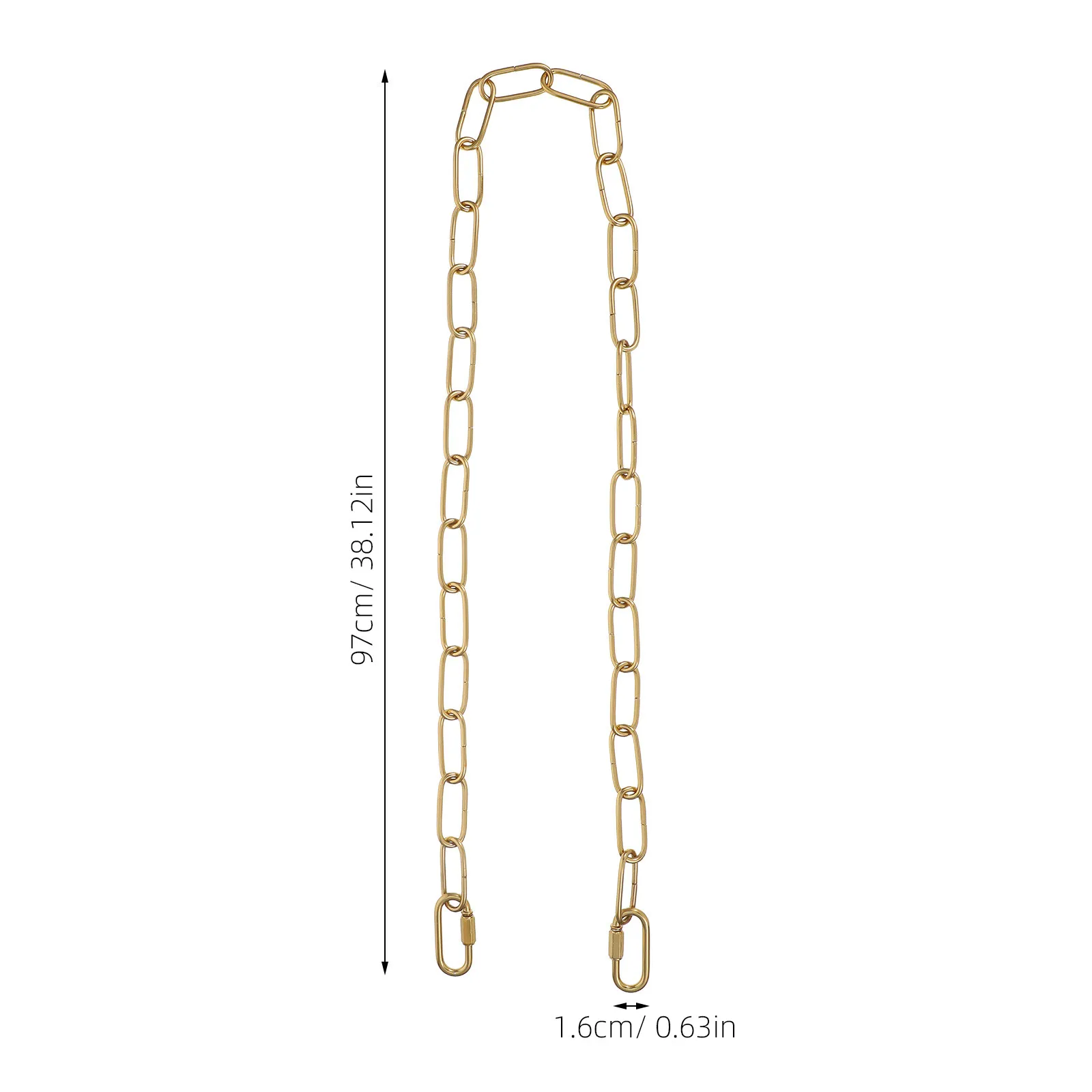 1Set Stylish Iron Chandelier Chain for Hanging Lights Pendant Lamps Lanterns Fruit Baskets Plants Heavy Duty Lighting Fixture