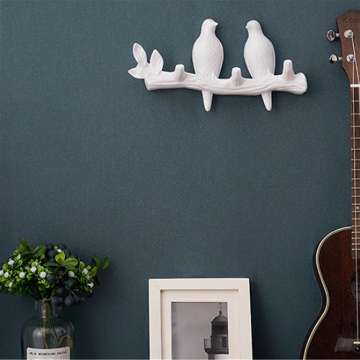 Bird Hanger for Wall Decorations Key Hanger Kitchen Coat Clothes Towel Hook Hat Handbag Holder Home A