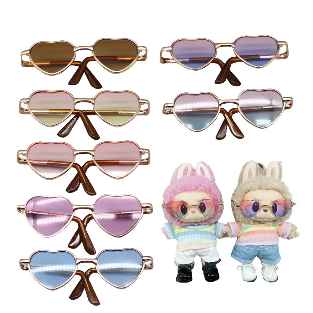 

(Clothing Only) For Decorating Labubu's First and Second Generation Heart-shaped Color Changing Glasses