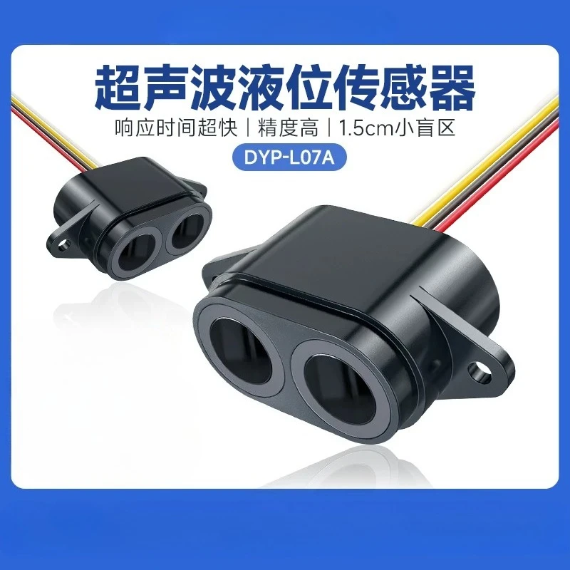 Ultrasonic Liquid Level Sensor Container Water Level Liquid Monitoring IP67 Waterproof Obstacle Avoidance Module RS485