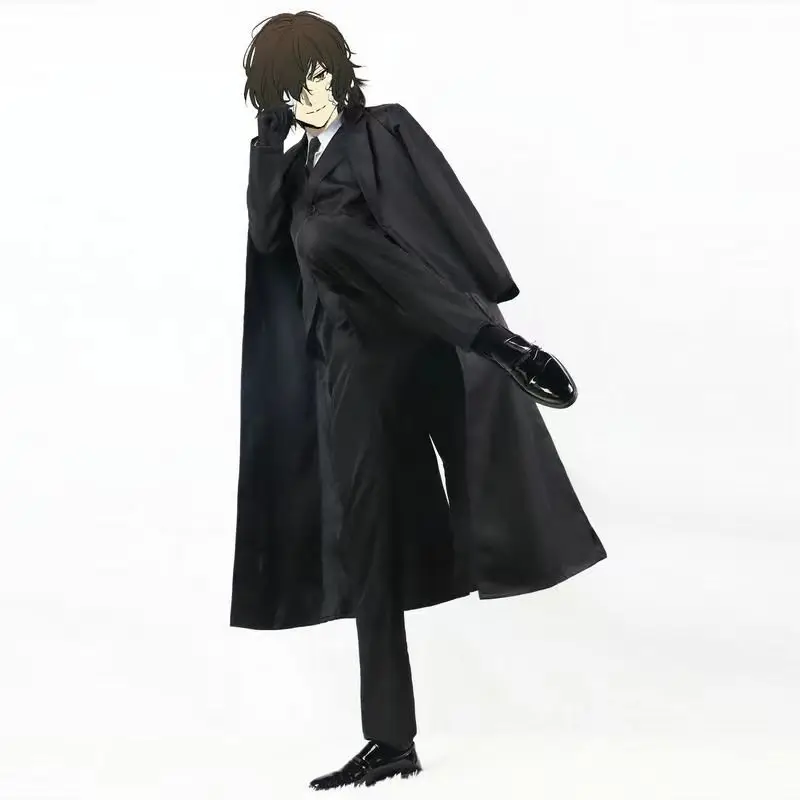 Bungo Stray Dogs Cosplay Costume, Nakahara Chuuya Halloween Costume, Anime Clothes, Adulto Fantasias Deguisement Garcons zones b