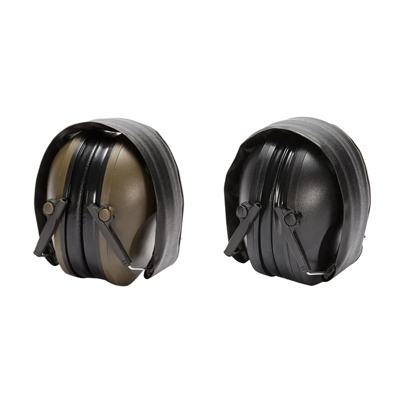 Tactical Headset Labor Protection Industrial Head Mounted Earmuffs Sleep Sound Insulation Earmuffs Black