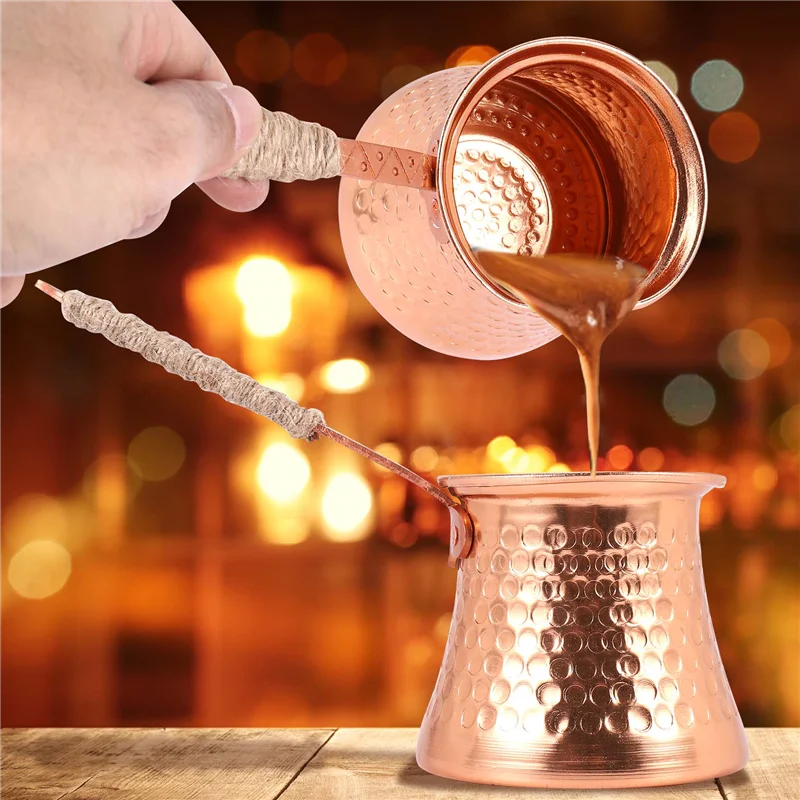Coffee Turk Turkish Coffee Pot 320Ml Coffee Turk Turkish Copper Coffee Maker For Turk Cezve Cafeteria Limited Time Offer view 4