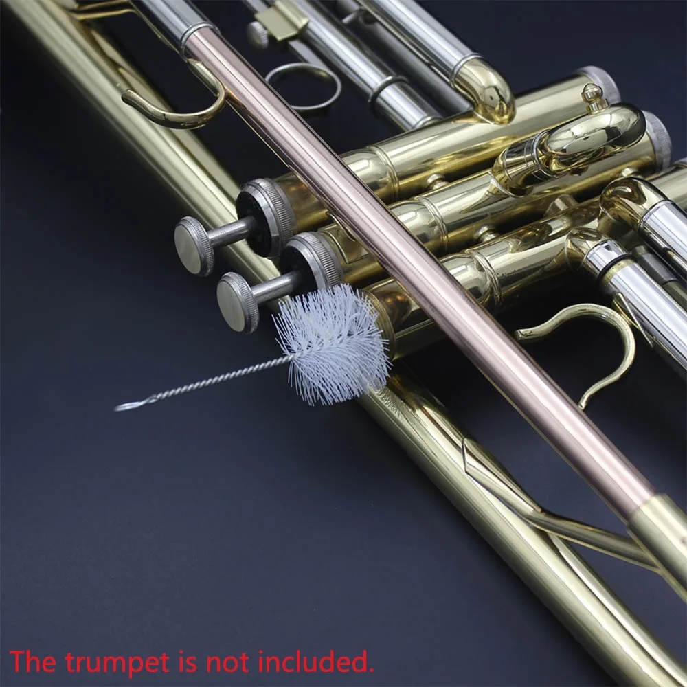 Flexible Cleaning Brushes Trumpet Cleaning Kit Mouthpiece Brush Blue Musical Instrument Maintenance Cleaning Accessory