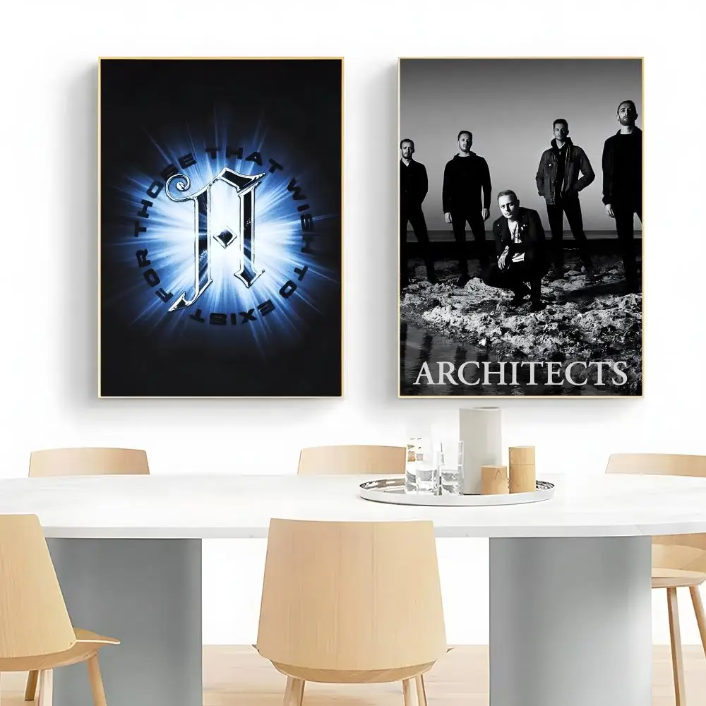 Fashion British Metalcore Band A-Architects Poster Wall Art Print Decorative Mural Home Decor Gift Unframed