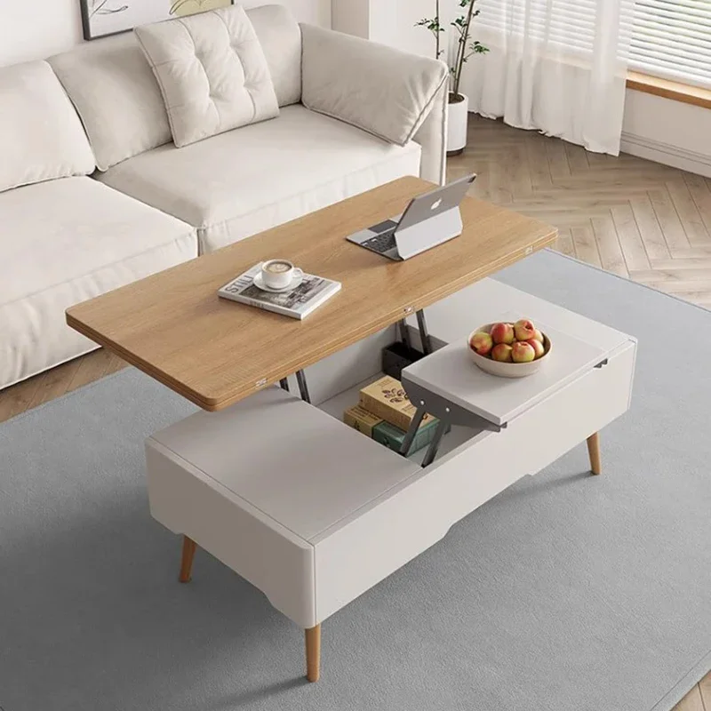 Modern Bedroom Coffee Table Trau Organizer Sofa Nordic Living Coffe Table White Apartamento Mesa De Centro Home Furniture