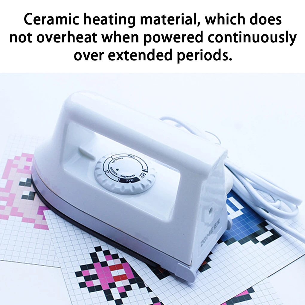 Mini artesanato ferro elétrico ue/eua plug portátil acessível imprensa de calor diy pequeno ferro para passar roupas lavanderia diy brinquedo energia