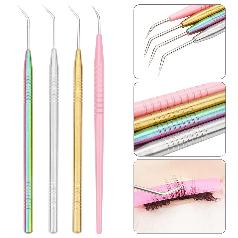 1 Pc Eyelash Perm Lifting Tools Metal Clean Up Rods Beauty Lash Separating Tool Grafting False Lashes Extension Makeup Supplies