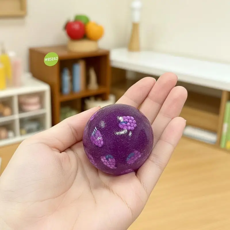 Sound Activated Squeeze Stress Toys 3 Pack Fruit Smoothie Design Plastic Fidget for Classroom Students Anxiety Relief 3pcs