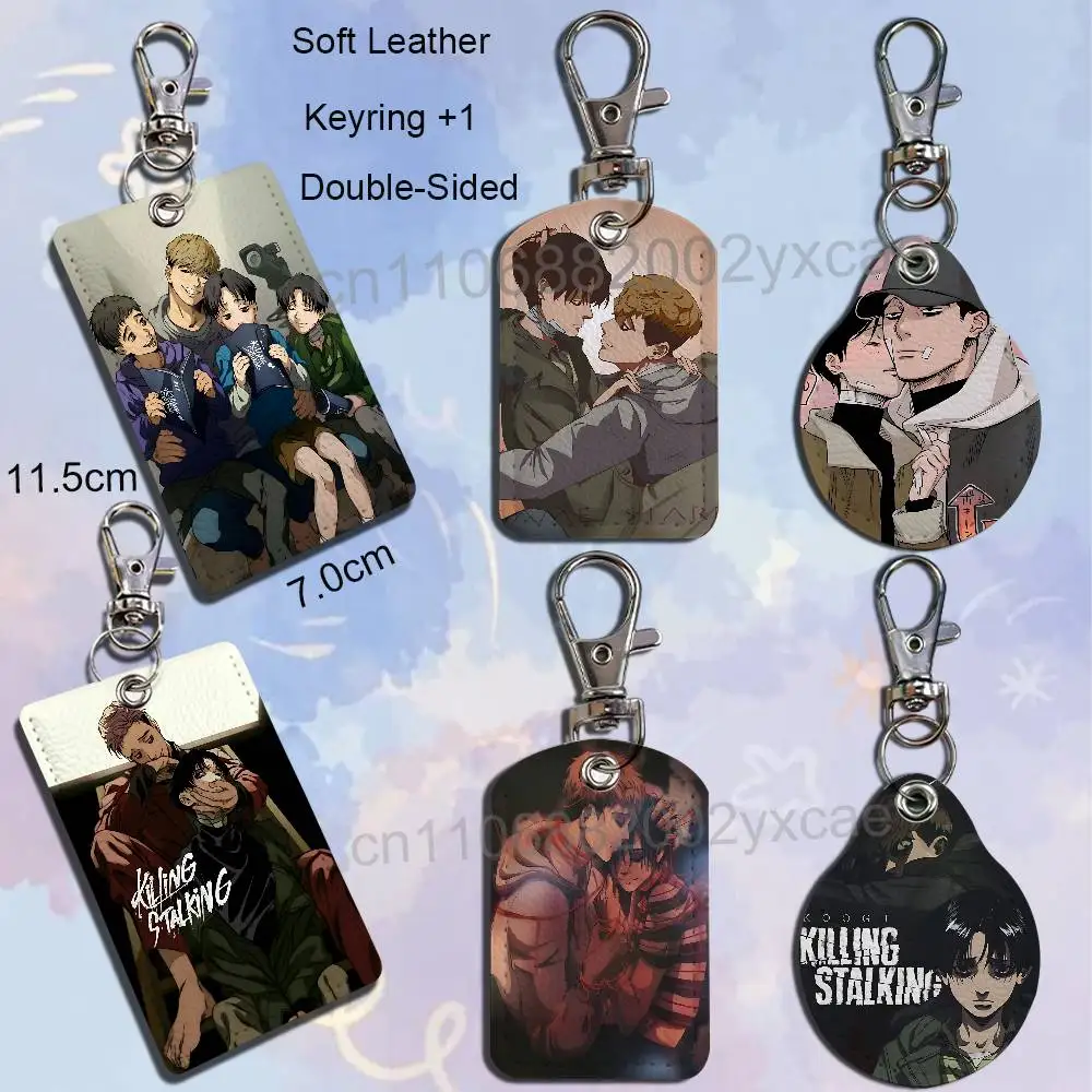 Yoon Bum Killing Stalking Oh Sangwoo Card Holder With Keychain Executive Protection For Bank Credit Subway Bus Case