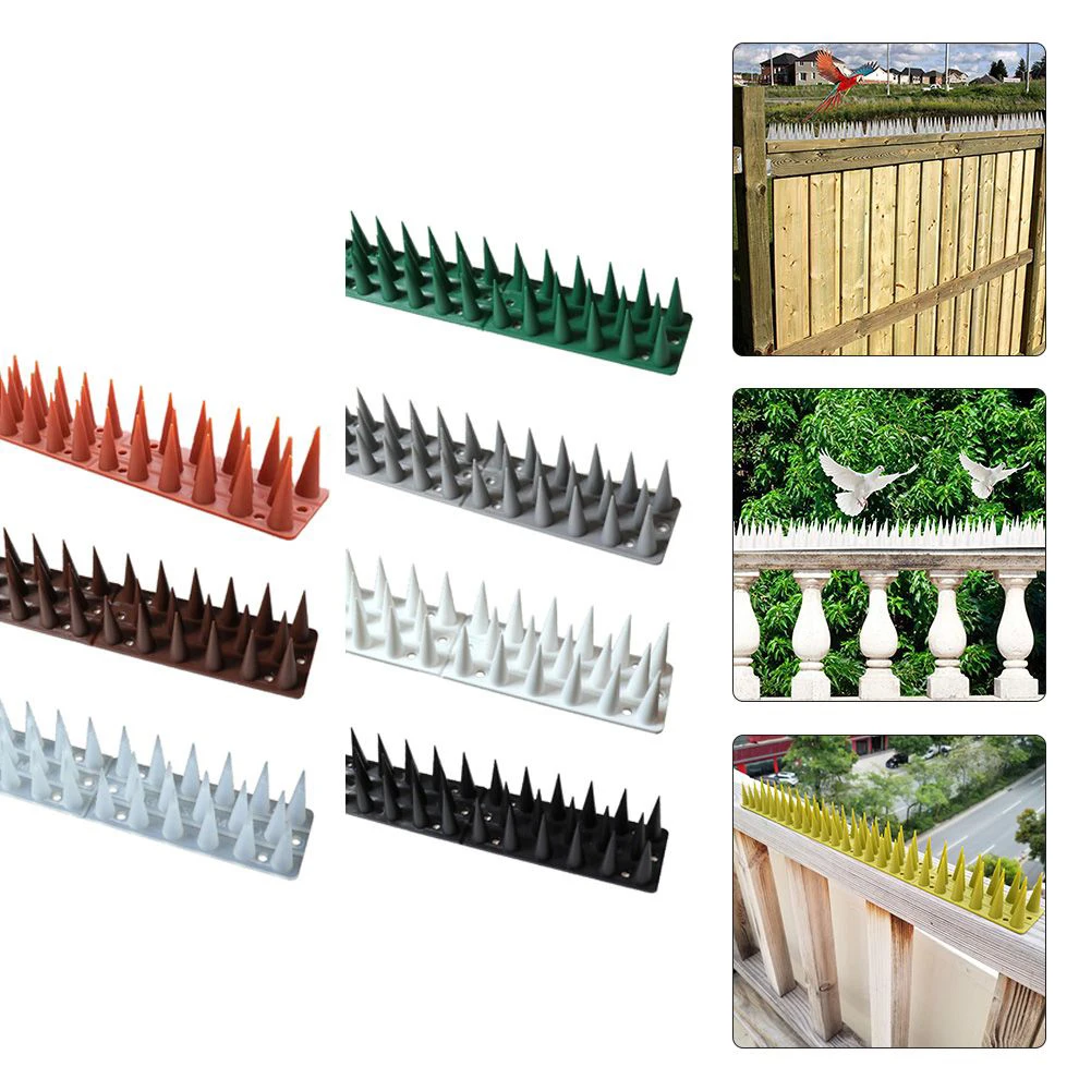 

45*4.5*3.7cm Spike Defender Fence Walls Spikes Garden Security Intruder Repellent Burglar Anti Cat Climb Birds Protect Railings