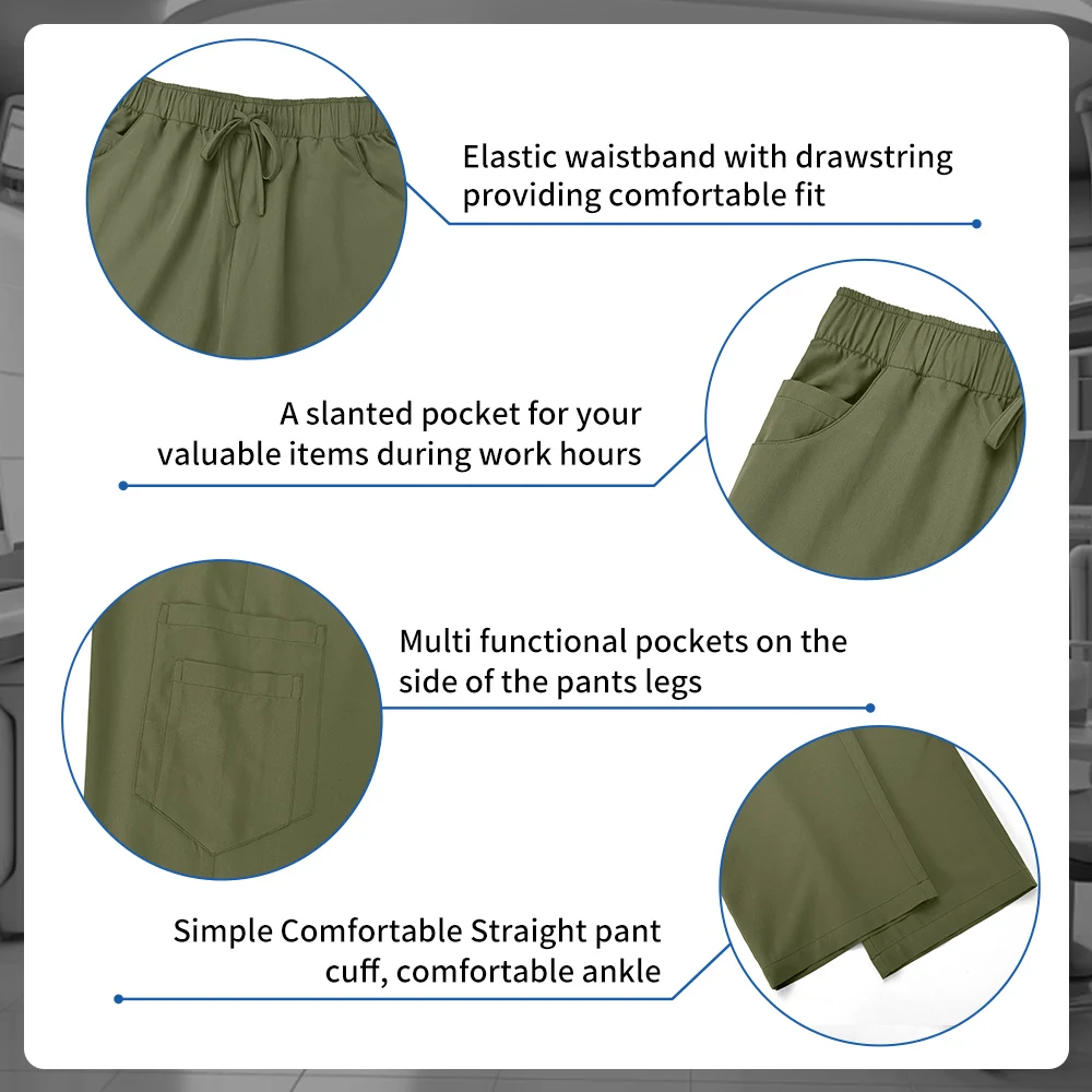 Sala de operação médico esfrega conjunto spa roupas de trabalho pet grooming enfermeira uniformes de trabalho clínica dentária uniformes cirúrgicos médicos