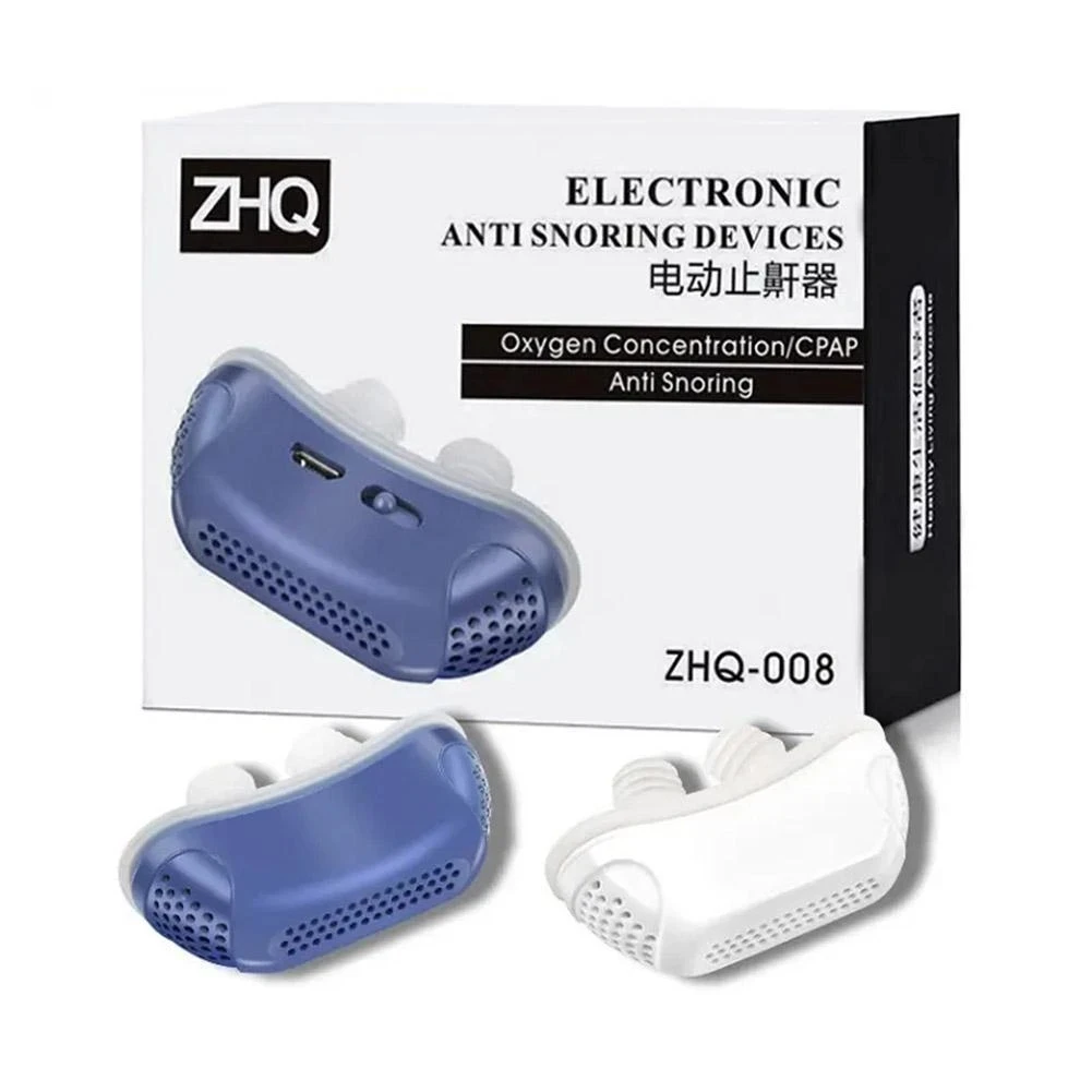Tapón de nariz de silicona antironquidos, herramientas para ronquidos, suministro de aire de doble vórtice, dispositivos antironquidos para una familia individual, buen sueño