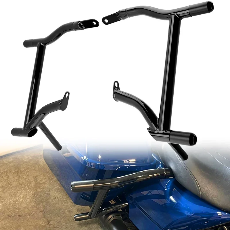 

Motorcycle Rear Saddlebag Guard Crash Rails Bracket For Harley Touring Electra Street Glide Road King FLHT FLHX FLTRX 2009-Later