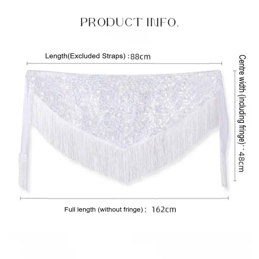 Feminino dança do ventre hip cachecol cinto borlas lantejoulas cintura corrente rendas envoltório saia festival de música palco desempenho mostrar traje