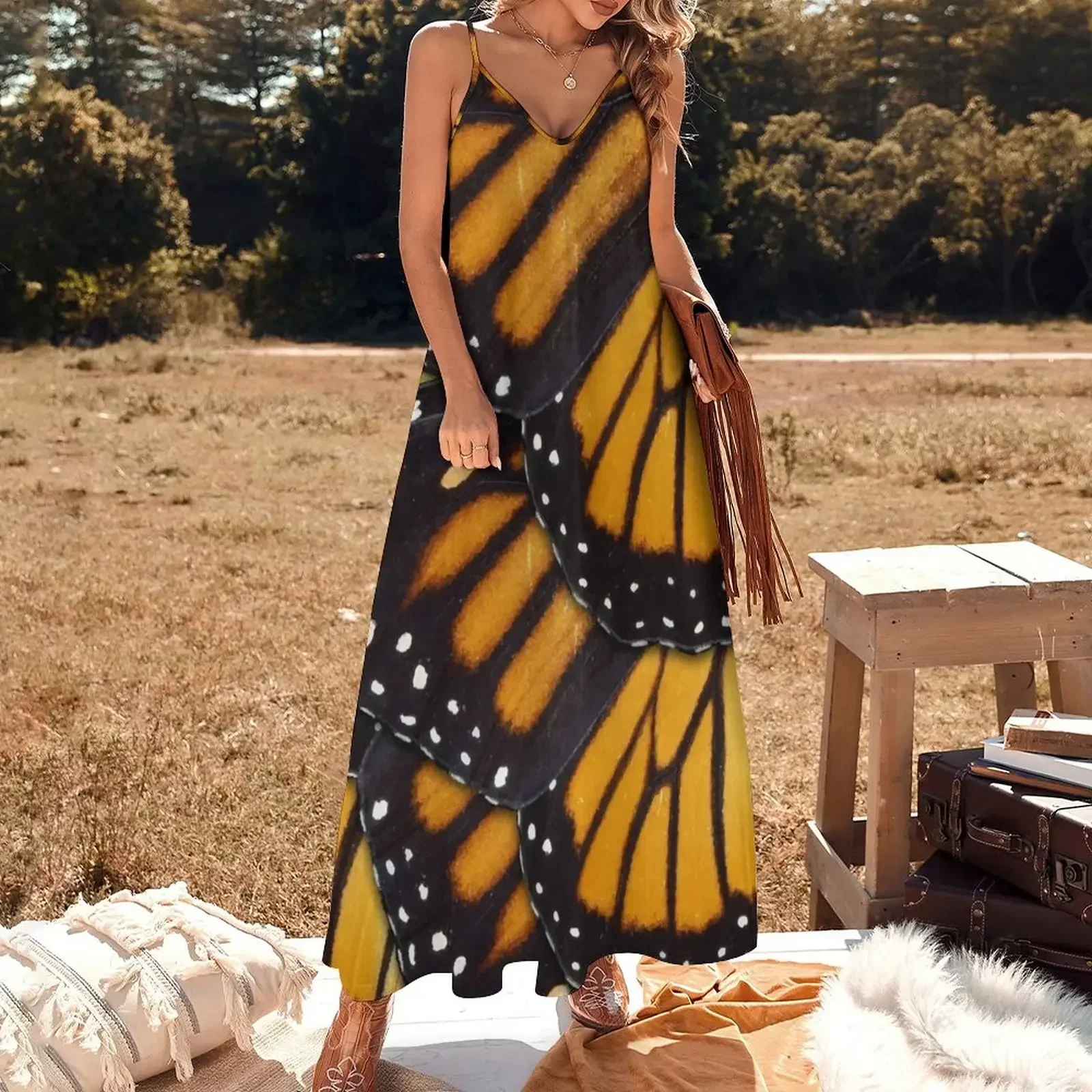 Monarch Butterfly Mandala Sleeveless Dress dresses summer ladies dresses for women 2025 summer clothes Dress