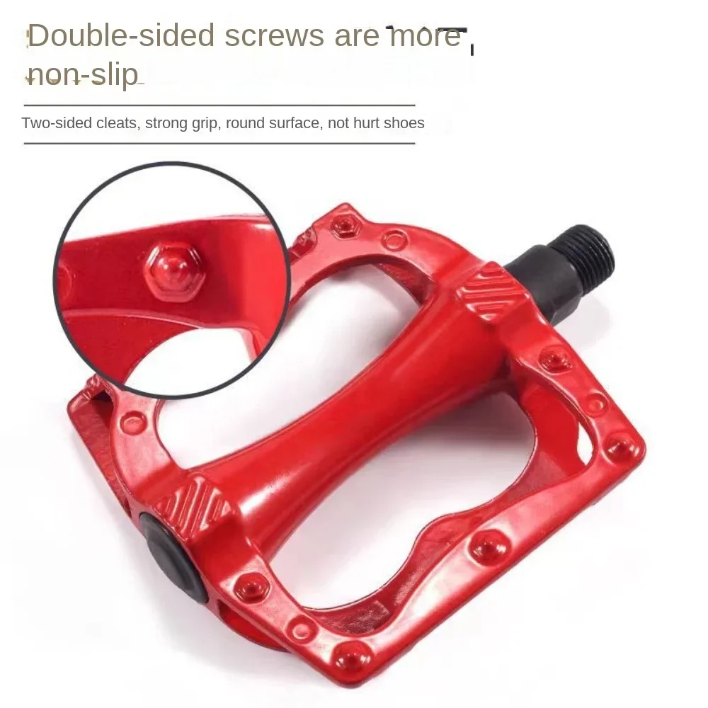 

Colorful Widen Bicycle Pedals Aluminium Alloy Accessories Bike Foot Plat Anti-slip MTB Road Bike Cycling Pedaling Universal