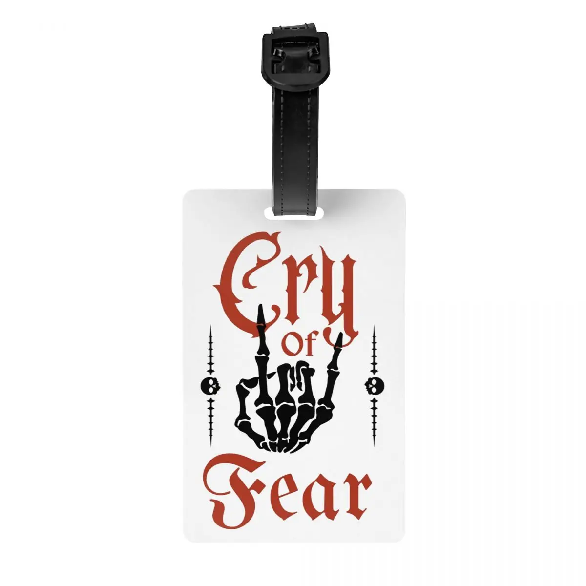 

Custom Cry Of Fear Luggage Tag Privacy Protection Baggage Tags Travel Bag Labels Suitcase