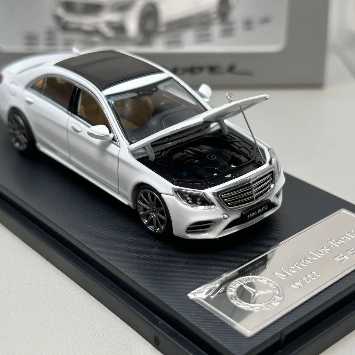 Glory Modell 1:64 S500L W222 Legierung Auto Druckguss & Spielzeug Fahrzeuge Auto Modell Miniatur Maßstab Modell Auto Spielzeug Für Kinder