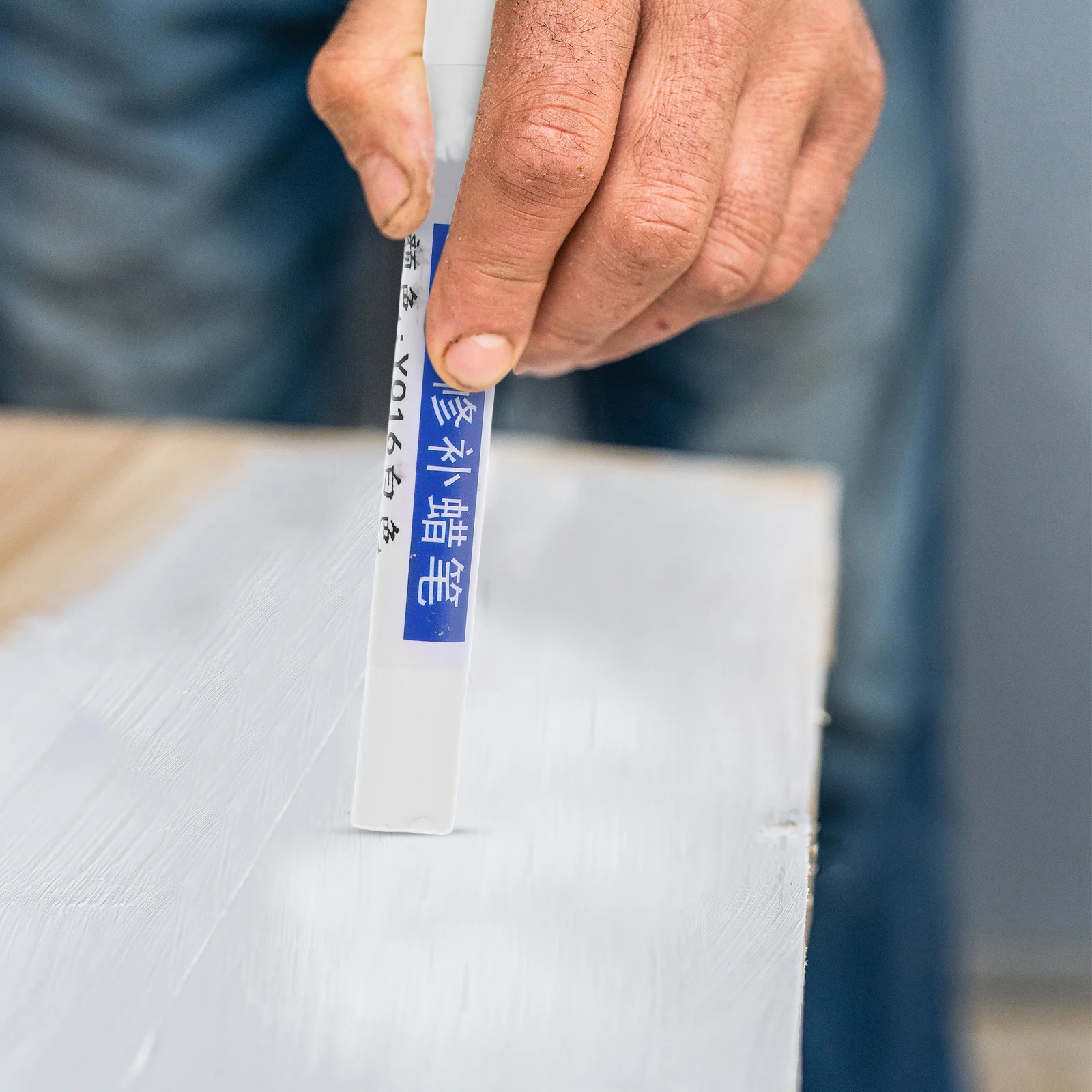 2 قطعة علامات إصلاح الخدش الخشبية علامات الأثاث أقلام للأثاث مجموعة طويلة الأمد مريحة تنوعا عصا حشو