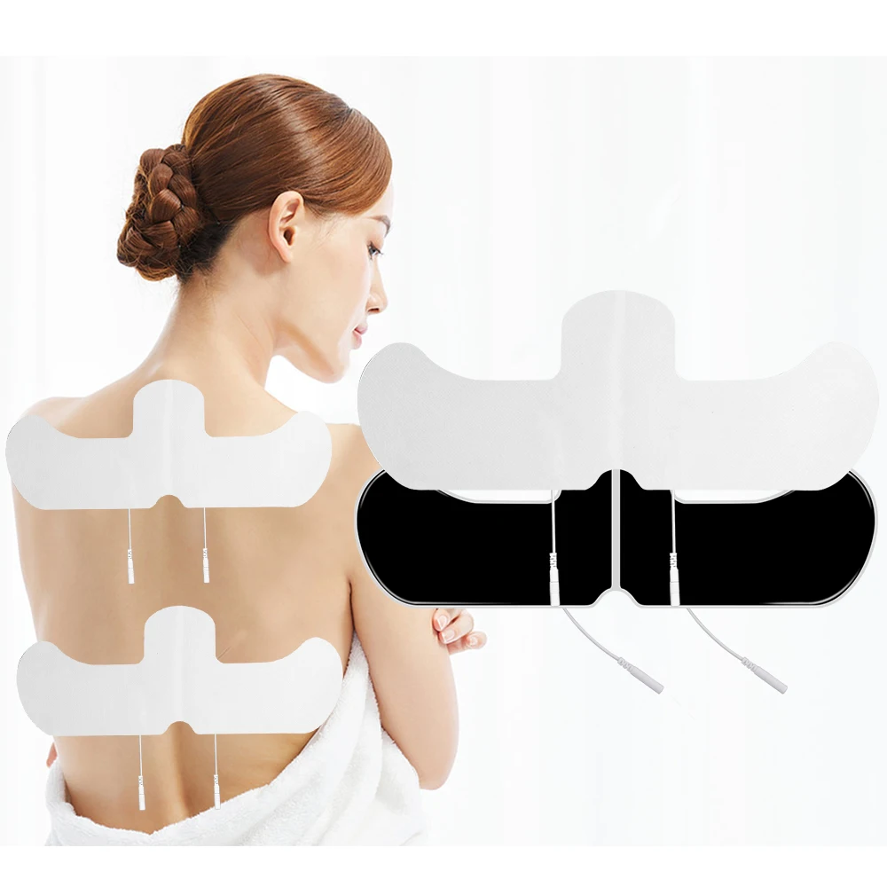 1P Shoulder TENS Electrodes Pads Gel Back Waist Massage Non-woven Electrode Patch Neck Nerve Pulse EMS Muscle Stimulator Gel Pad