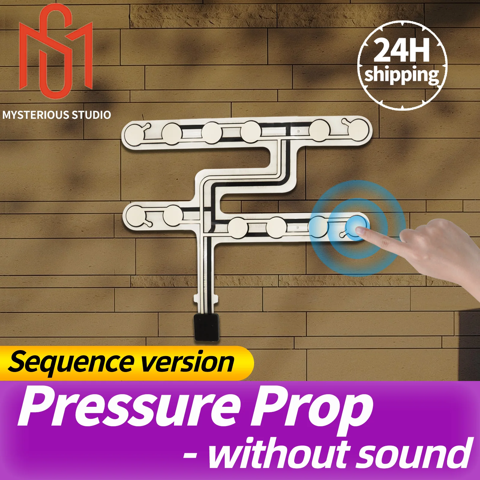 Mysterios Studio Escape Room Prop Electronic Puzzle Escape Room Pressure Prop Room Escape 1987 superb GY