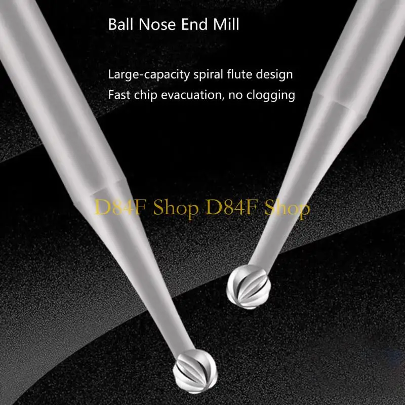 Pontas caneta moagem D84F 0,3 mm 0,4 mm 0,5 mm Broca Caneta moagem para placa principal Broca
