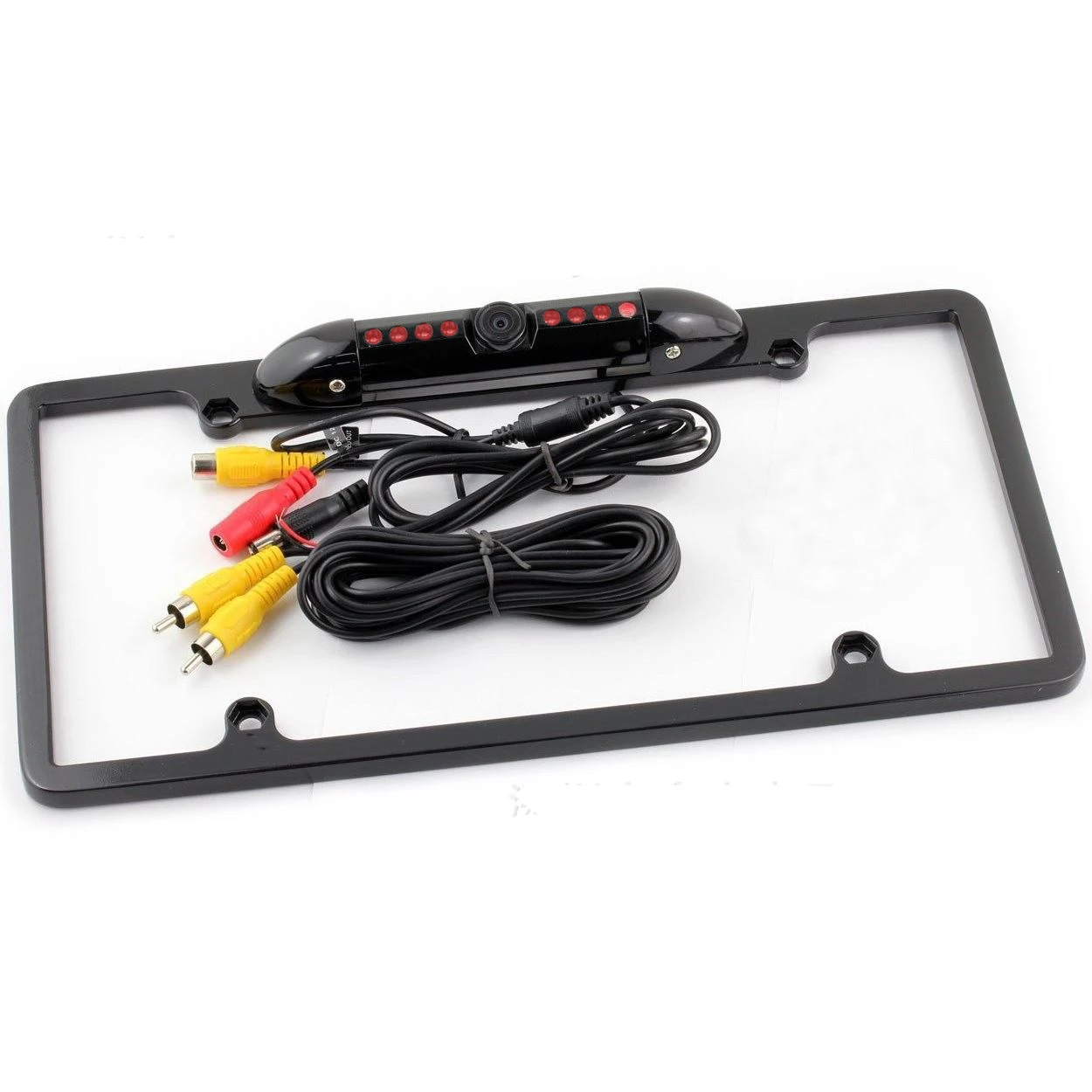 Backup Camera License Plate Frame Mount IR LED Night Vision Waterproof HD for Vehicle RV Trailer SV-9100T