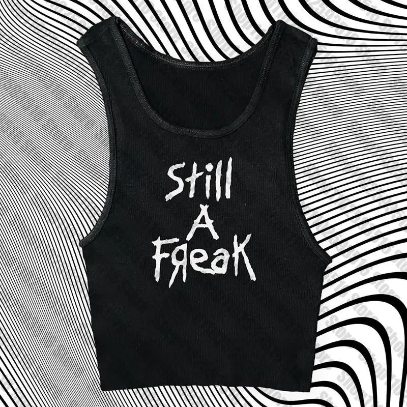 بلوزة نسائية بنمط Y2k مطبوع عليها رسومات جرافيك توب قصير نمط فاسق سترة عالية الشارع تي شيرت ملابس الشارع الشهير ملابس كاجول غير رسمية #1