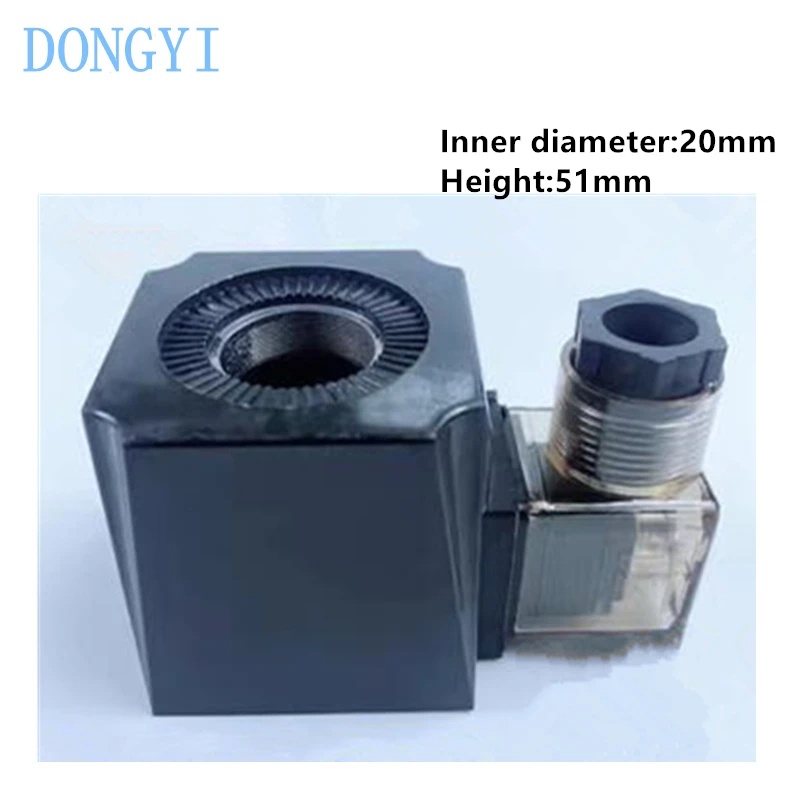 

Hydraulic Solenoid Valve Coil MFJ7-20YC Inner Hole 20mm Height 51mm AC220V DC24V AC110V