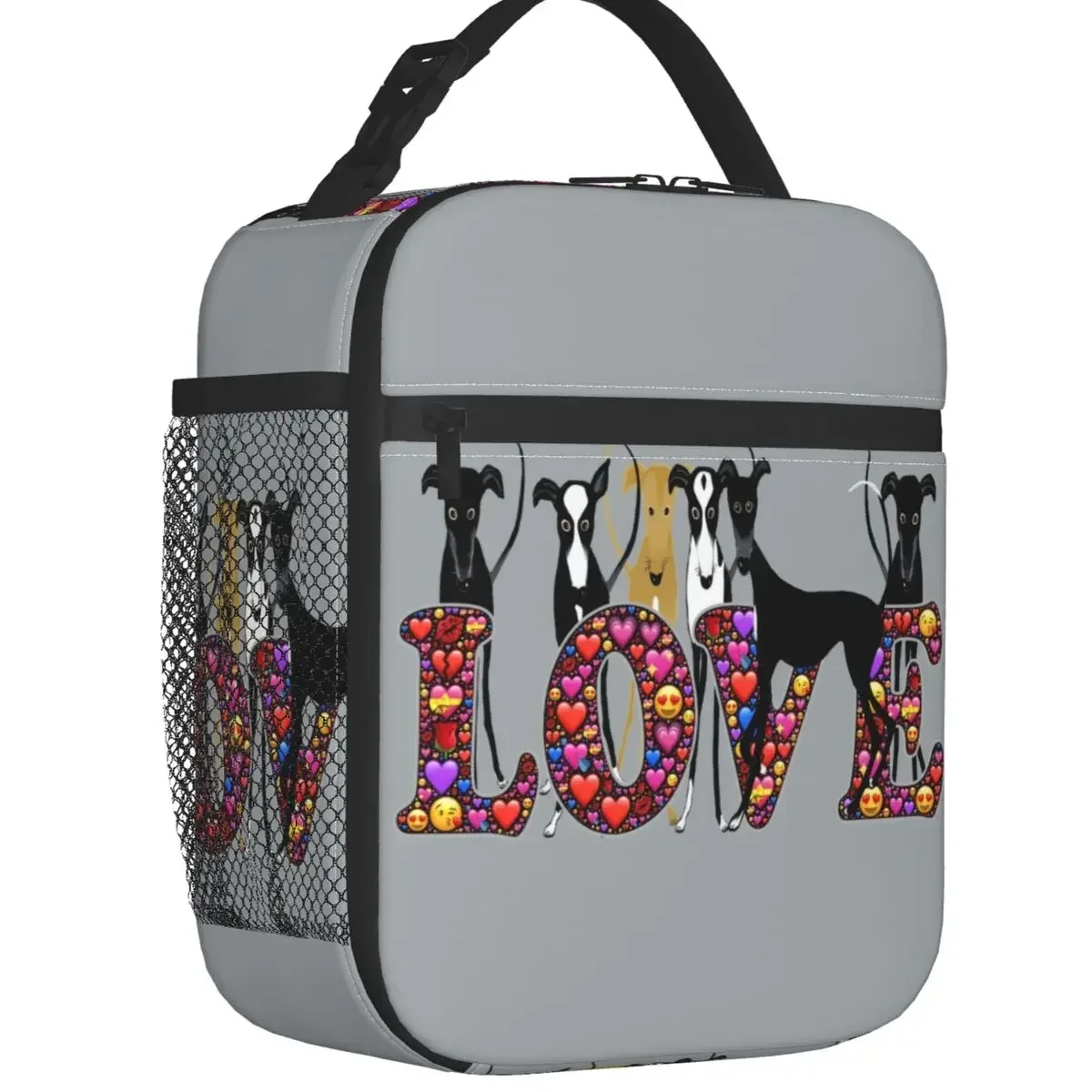 

Custom Love Hounds Lunch Bag Men Women Cooler Thermal Insulated Lunch Boxes for Adult Office