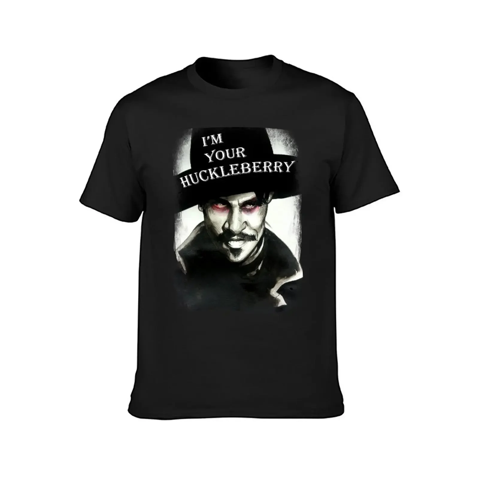 Huckleberry Tombstone Doc Holliday Wyatt Earp T-Shirt custom t shirt cute tops summer clothes customs men clothing