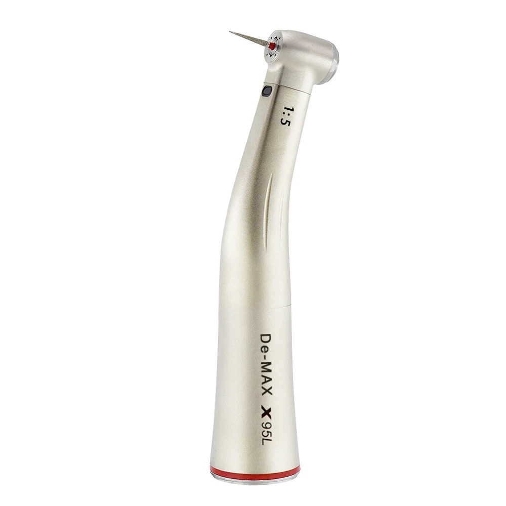 Contra Hoek 1:1/1:5/20:1/4:1 Dental Handstuk Glasvezel Lage Snelheid Hoge Snelheid De-Max x95L Stijl Dental Implant Apparatuur