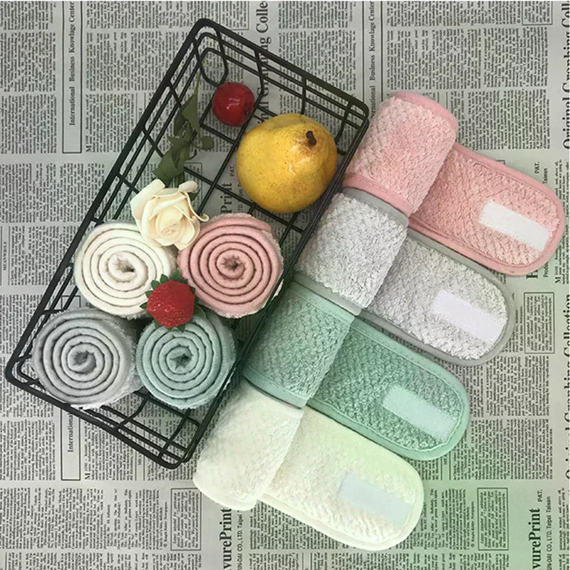 Adjustable Makeup Headband Soft Face Wash Towel Bath Spa Facial Hairband