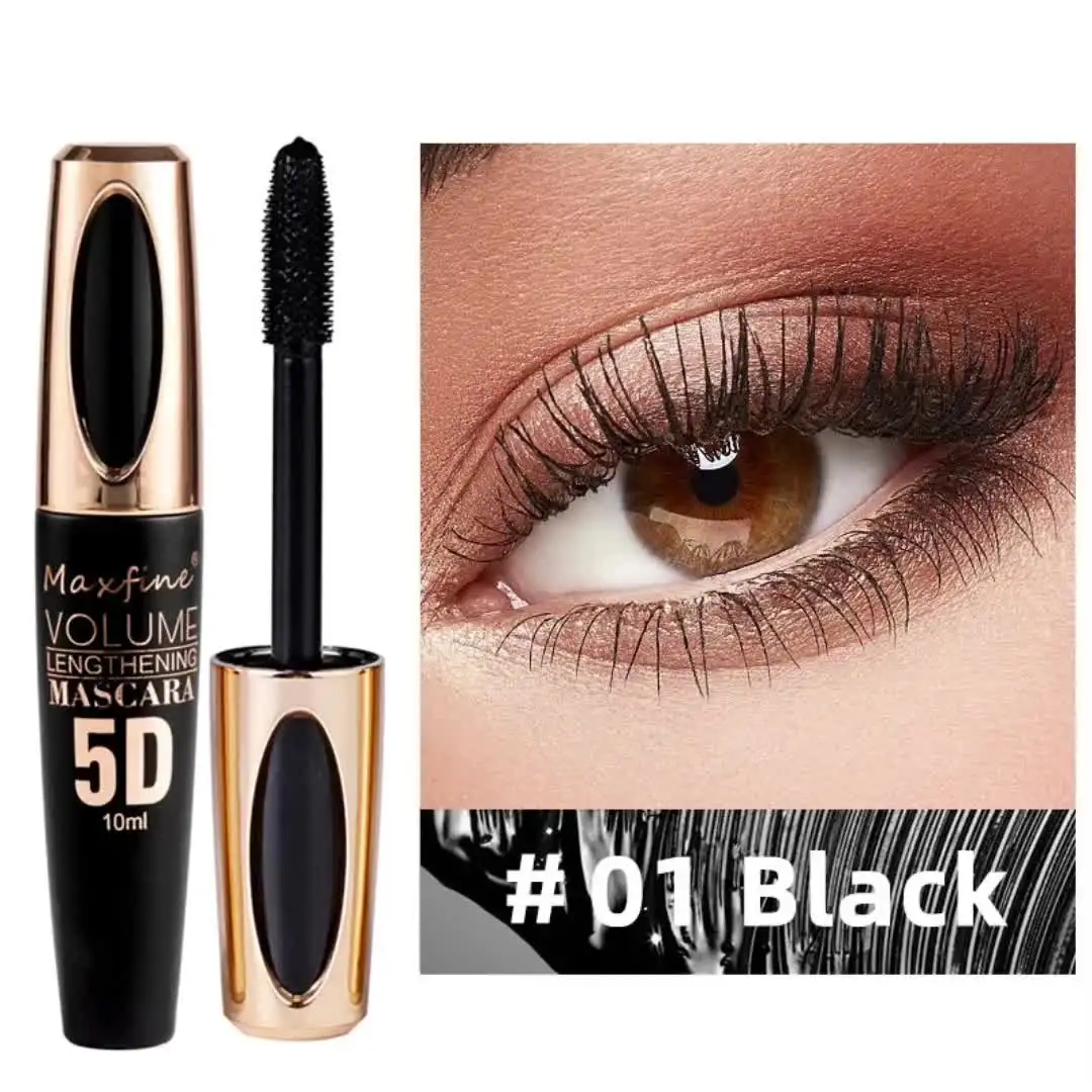 Wasserdichte Anti-Schweiß-Mascara verlängert die Wimpernverlängerung, blaue Seidenfaser-Mascara, weibliche, nicht verschmierende Mascara, Make-up-Kosmetik