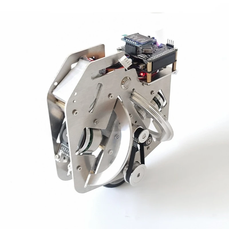 Single-wheeled self-balancing robot, single-wheeled trolley, microcontroller learning, underdrive system